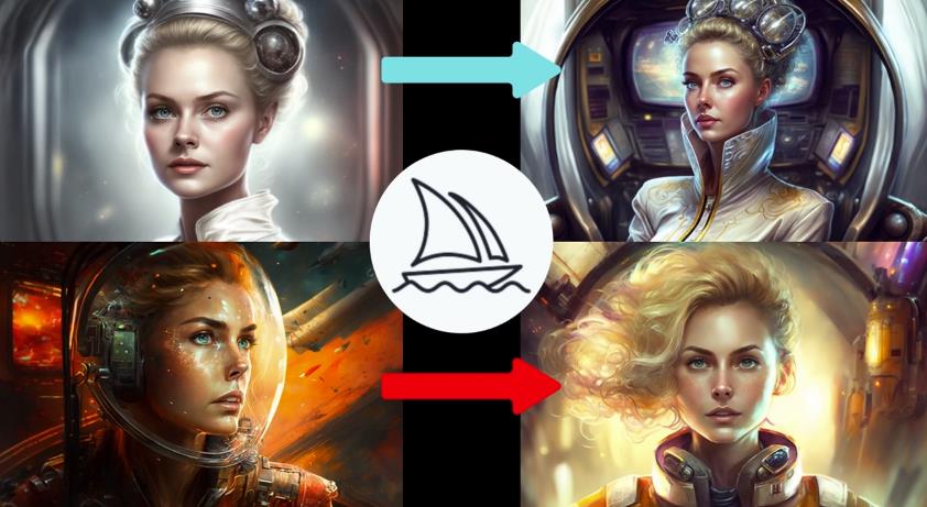 Midjourney V4实现连续性的人物创作：漫画，故事，动画操作教程参数设置-88项目资源库