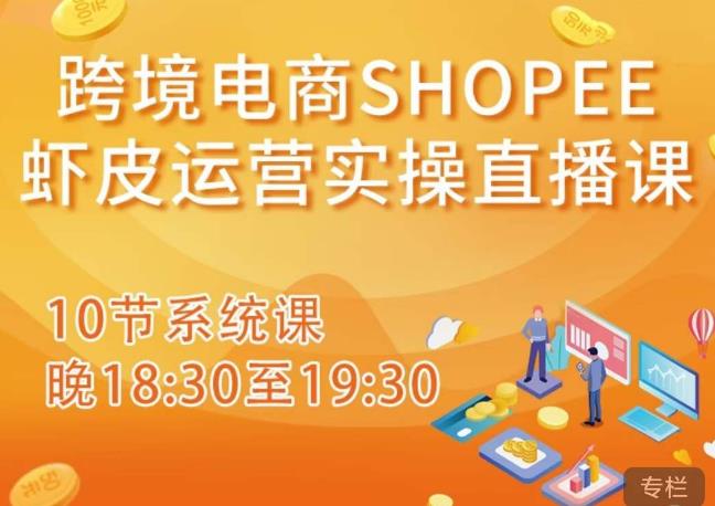 跨境电商Shopee虾皮运营实操直播课，从零开始学，入门到精通（10节系统课）-88项目资源库