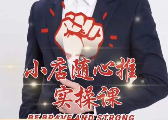 随心推线上课，小店随心推的投放逻辑，投放技巧，快速打标签-88项目资源库