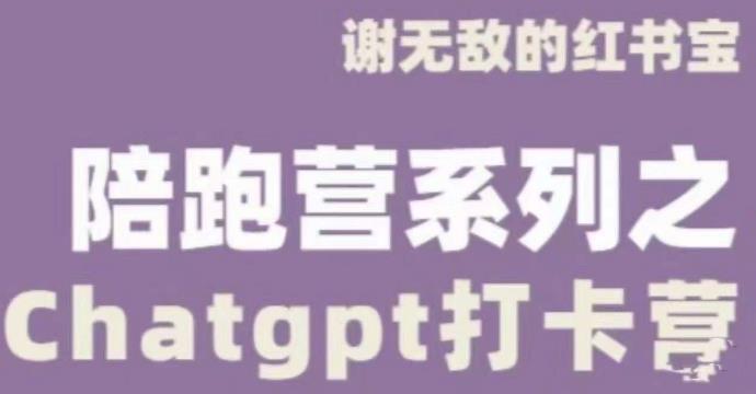 谢无敌ChatGPT打卡营，教你更好地使用ChatGPT来提高工作效率-88项目资源库