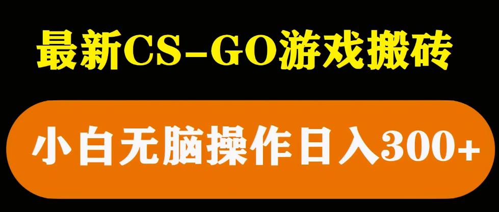 最新csgo游戏搬砖游戏，无需挂机小白无脑也能日入300+-88项目资源库