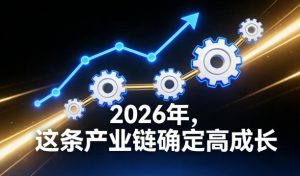 付费文章：2026年，这条产业链确定高成长-88项目资源库