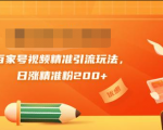 黄岛主引流课：百家号视频精准引流玩法，日涨精准粉200+-88项目资源库