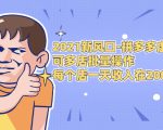 2021新风口-拼多多虚拟店：可多店批量操作，每个店一天收入在200-1000-88项目资源库