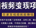 在家也能操作的短视频赚钱项目，无需真人，不用拍摄，纯搬运月入2到5万-88项目资源库