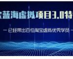 黄岛主·淘宝蓝海虚拟项目3.0，小白宝妈零基础的都可以做到月入过万-88项目资源库