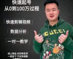 杰妮传媒·抖音快速起号核心实操课：教你新号快速起号，从0到100万过程-88项目资源库