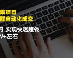 虚拟图集项目：矩阵站群自动化成交，3-5个月实现快速赚钱月入1W+左右-88项目资源库
