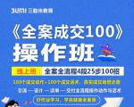 《全案成交100》全案全流程4段25步100招，操作班-88项目资源库
