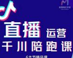 美尊-抖音直播运营千川系统课：直播​运营规划、起号、主播培养、千川投放等-88项目资源库