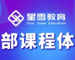 星雪教育淘系高级班，更全的运营提升方案，零基础由浅入深，店铺最新玩法-88项目资源库