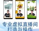 个人虚拟直播间的搭建与操作，专业虚拟直播间的打造与操作-88项目资源库