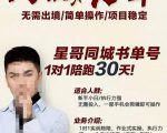 星哥同城教育书单号课程，无需出境简单操作项目稳定-88项目资源库