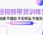 短视频带货训练营：不拍摄 不露脸 不买样品 不囤货发货 简单粗暴混剪带货（第三期）-88项目资源库