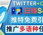 通过Twitter推广CPA Leads，日赚46.01美元 - 免费的CPA联盟推广模式-88项目资源库