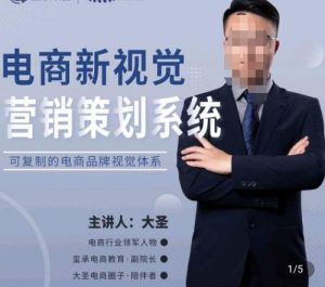 大圣·电商新视觉营销策划系统，可复制的电商品牌视觉识别系统-88项目资源库