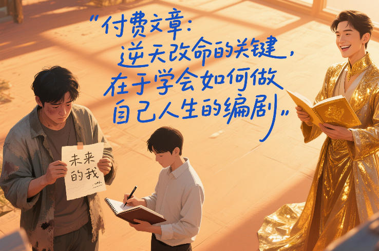 付费文章：逆天改命的关键，在于学会如何做自己人生的编剧-88项目资源库