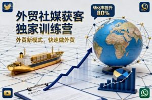 外贸社媒获客独家训练营,外贸新模式,快速做外贸(更新26年2月)-88项目资源库