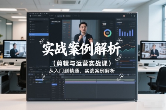 剪辑与运营实战课，从入门到精通，实战案例解析（更新2026）-88项目资源库