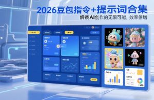 2026豆包指令+提示词合集,解锁AI创作的无限可能,效率倍增-88项目资源库