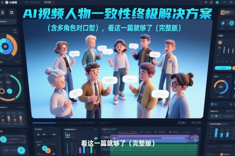 AI视频人物一致性终极解决方案（含多角色对口型），看这一篇就够了（完整版）-88项目资源库