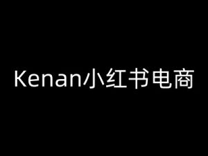 Kenan小红书电商-kenan小红书教程-88项目资源库