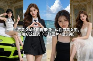 性感美女Ai绘图提示词生成性感美女图,要用好这些词(千张图片+提示词)-88项目资源库