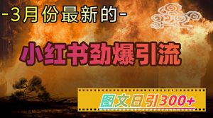 小红书超劲爆引流手段,图文日引300+轻松变现1W-88项目资源库