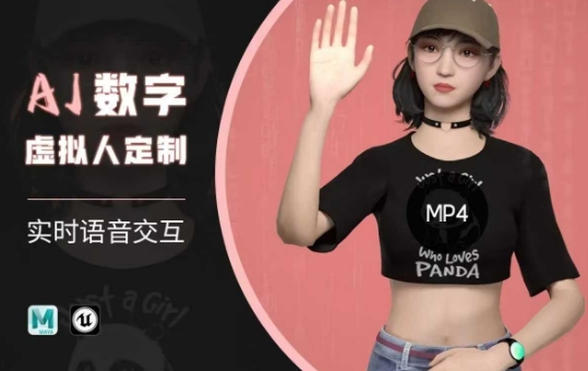 Ai数字人虚拟(智能体)实时语音交互特训营，​自行定制超写实角色AI数字人交互技术-88项目资源库
