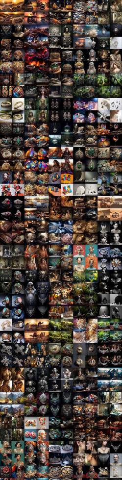 图片[4]-460+专业Midjourney珠宝摄影AI提示词戒指，项链-耳环-手链-宝石等，立即开始创作珠宝艺术-88项目资源库