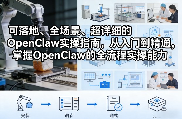 可落地、全场景、超详细的OpenClaw实操指南，从入门到精通，掌握OpenClaw的全流程实操能力-88项目资源库