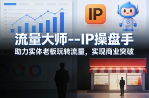 流量大师—IP操盘手，助力实体老板玩转流量，实现商业突破-88项目资源库