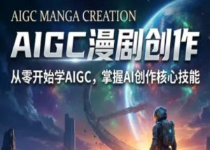 AIGC精品漫剧创作全流程解析,S级漫剧教学,从零开始学AIGC漫剧创作-88项目资源库