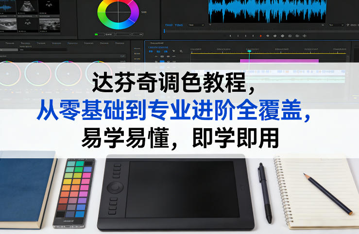 达芬奇调色教程，从零基础到专业进阶全覆盖，易学易懂，即学即用-88项目资源库